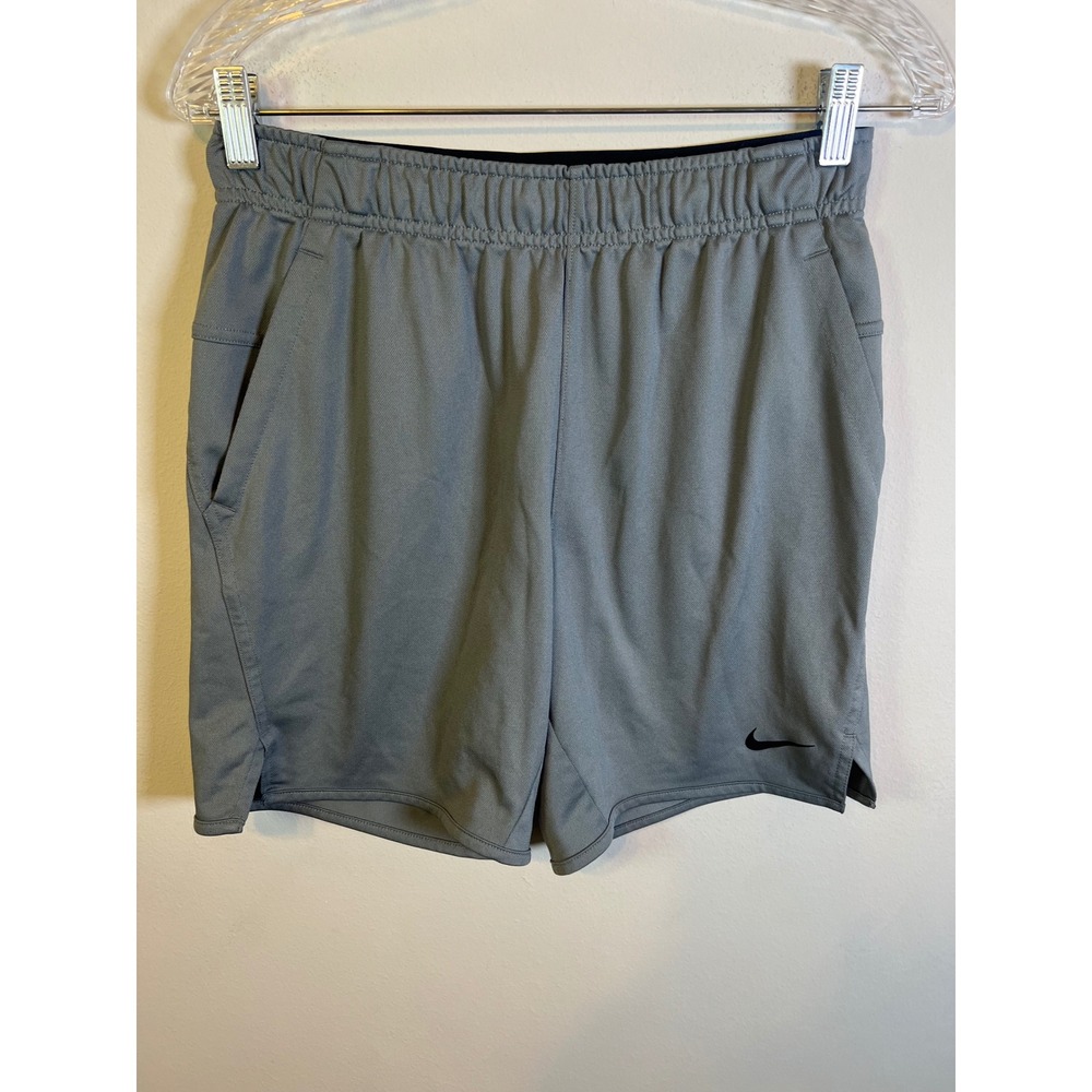 Nike Mens Athletic Shorts Elastic Waist Gray Size S FB4196-084